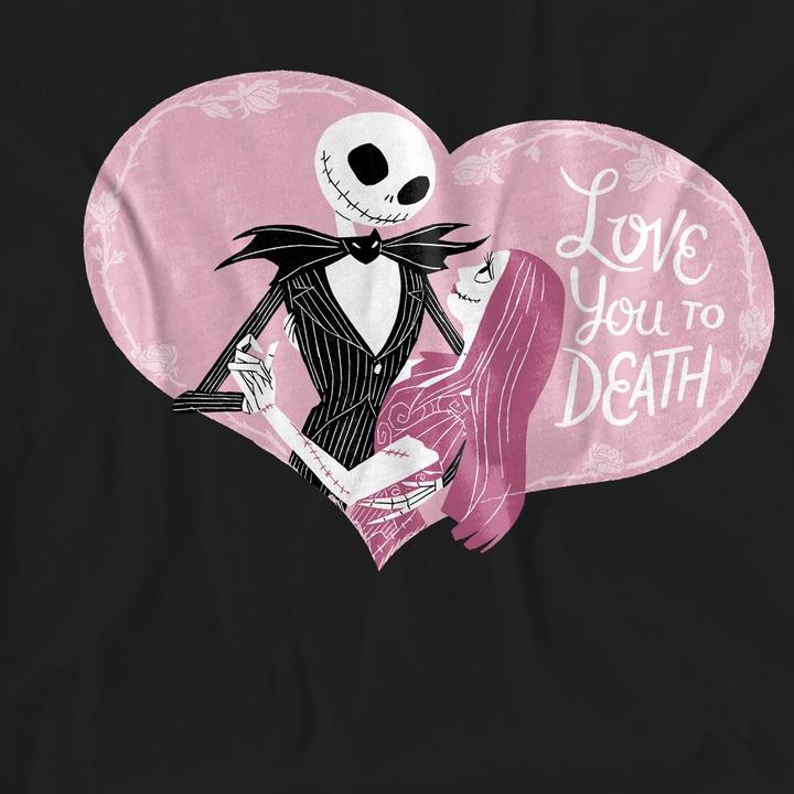 Produktbild The Nightmare Before Christmas Love You To Death TShirt Valentinstag (L)