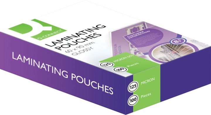 Immagine prodotto Q-Connect Film di laminazione lucidi (Carta di credito, 100 Pezzo/i, 125 µm)