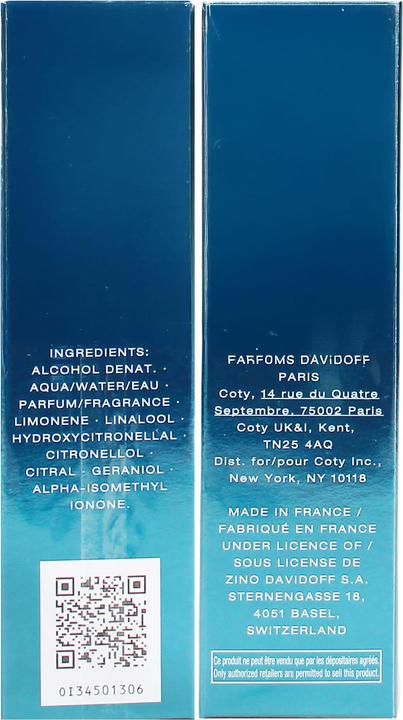 Actual product image Davidoff cool water (Eau de toilette, 40 ml)