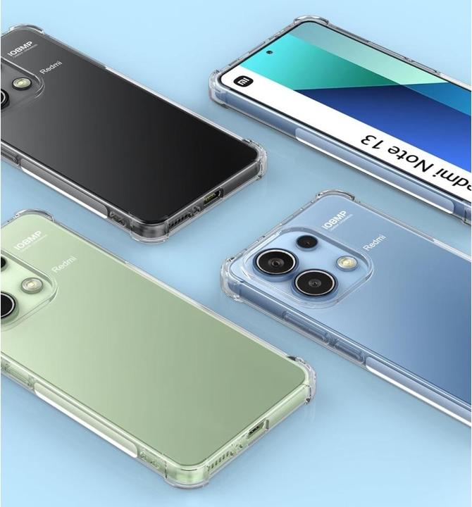 Produktbild Screenguard Xiaomi Redmi Note 13 4G Hülle Crystal Soft Airbag Bumper (Xiaomi Redmi Note 13 4G)
