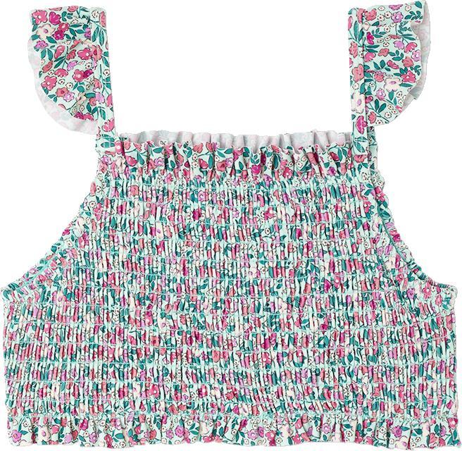 Actual product image Vertbaudet Mädchen Bikini mit gesmoktem Oberteil