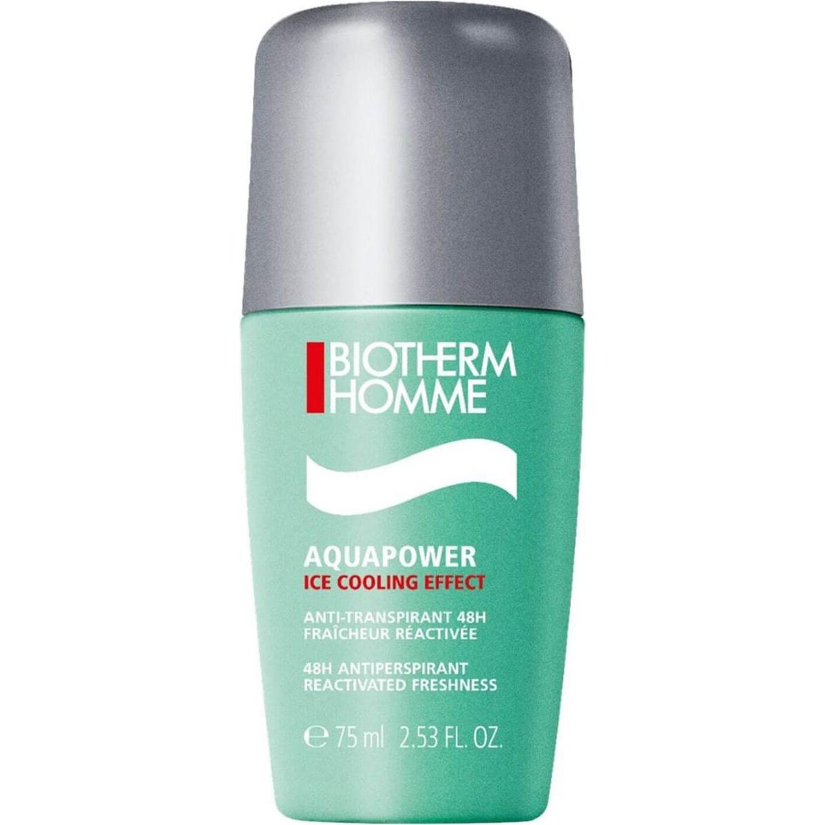 Biotherm Uomo Deodorante, Aquapower (Roll-On, 75 Ml)
