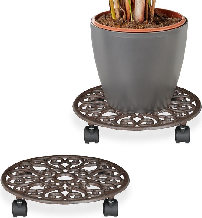 Produktbild Relaxdays 2x Pflanzenroller