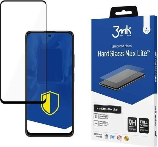 Actual product image 3MK HG Max Lite Xiaomi POCO M4 5G czarny/black (1 Piece, Xiaomi Poco M4 5G)