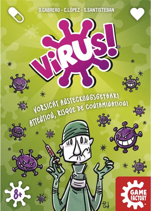 Actual product image Game Factory Virus (German, French, Italian)