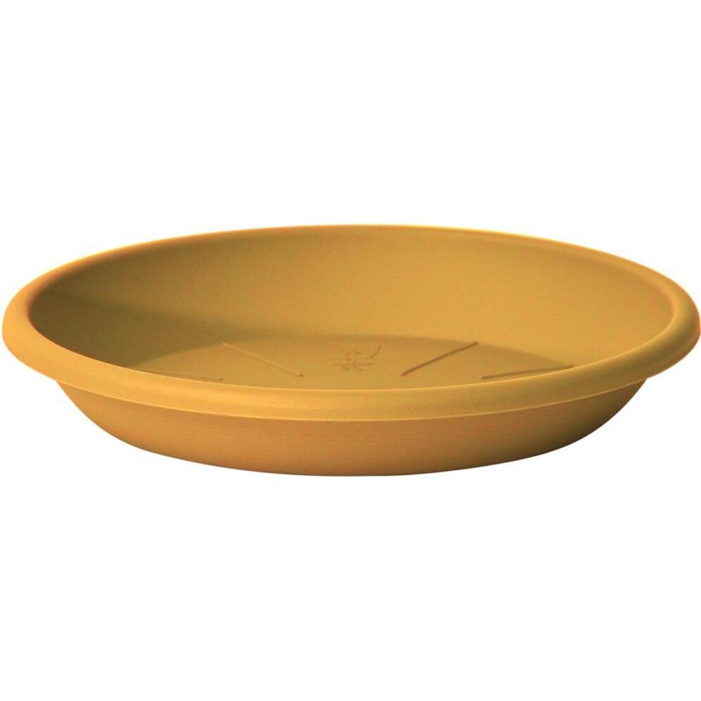 Euro3plast, Blumentopf Zubehör, Pflanzuntersetzer MEDEA 28 cm mango gelb
