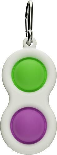 Image du produit Pop It Mousqueton 2 pops Vert et violet