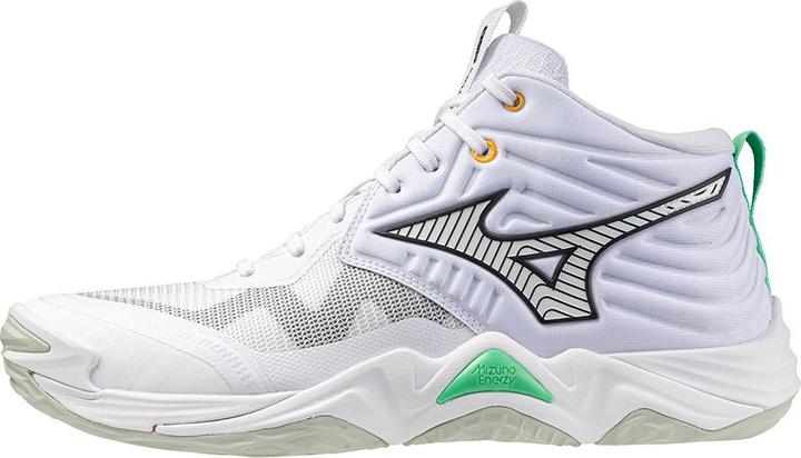 Black, frozen emerald, White