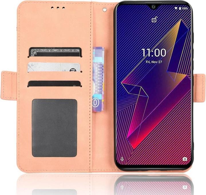 Actual product image Cover-Discount Wiko Power U20 - Case with many card slots (Wiko Power U20)