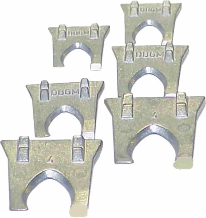 Actual product image Haromac Metal claw set 6 pieces each 2x2-3-4