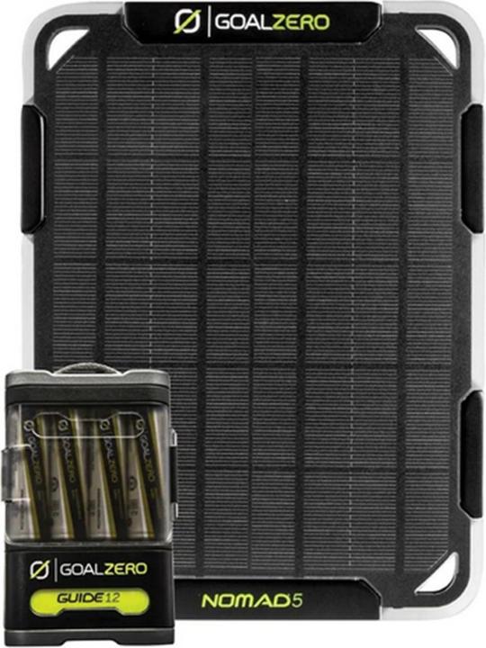Produktbild Goal Zero Powerbank Guide 12 + Nomad 5 Solarpanel (2500 mAh, 10 W, 12 Wh)