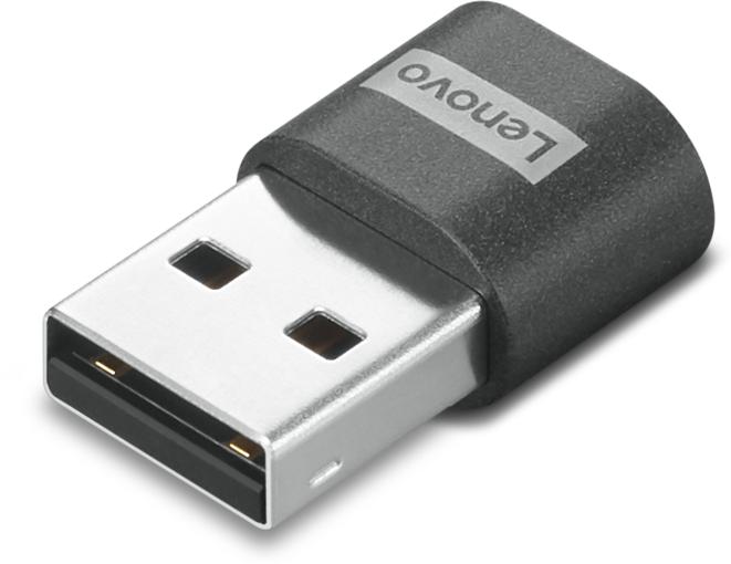 Actual product image Lenovo USB adapter - USB-C (W) to USB (0.02 m, USB 2.0)