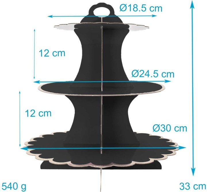 Produktbild Intirilife Etagere mit 3 Ebenen