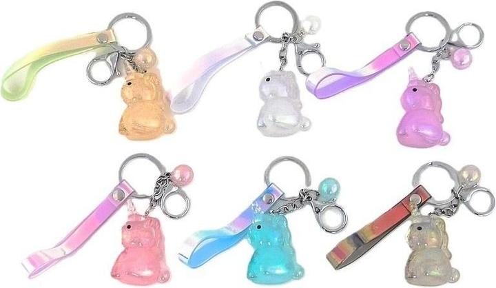 Immagine prodotto Adar Einhorn-Schlüsselanhänger mit Neon-MIX-Anhänger