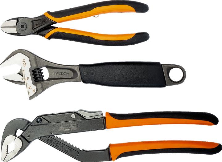 Produktbild Bahco Mehrzweck-Werkzeugsatz in Kartonverpackung - 3-teilig (292 mm)