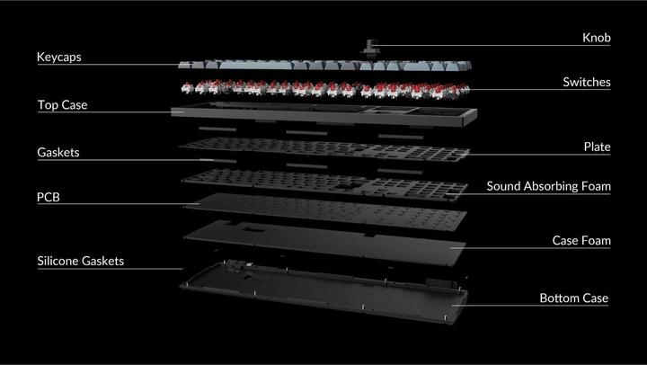 Produktbild Keychron Q6 Pro (CH, Kabelgebunden, Kabellos)