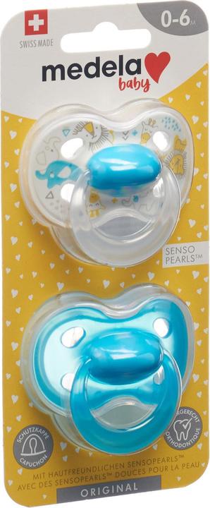 Produktbild Medela Baby Original Blau (2 x, bis 6 Monate)