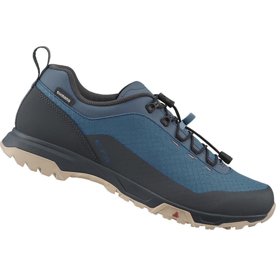 Shimano, Herren, Veloschuhe, ET501, SCHUH, BLUE, STANDARD,FLAT, UNISEX, GR.43 (43), Blau