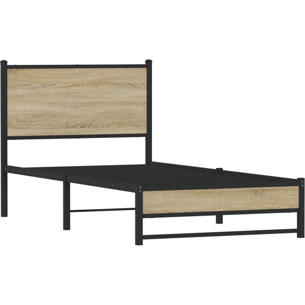 Thumbnail - VidaXL, Bett, Bettgestell mit Kopfteil (120 x 200 cm)