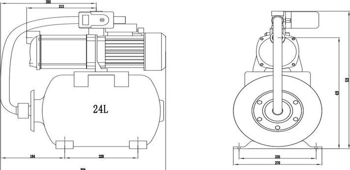 Image du produit Haushalt UNITÉ DE PRESSURISATION HF-920 920 W NP