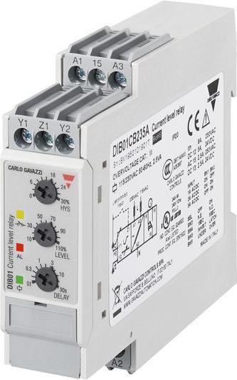 Image du produit Carlo Gavazzi Relay, Current Level Rev 3,115-230Vac