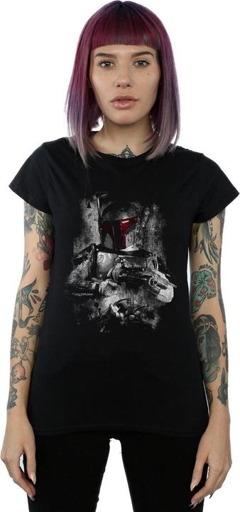 Produktbild Star Wars Boba Fett Distressed TShirt (XXL)