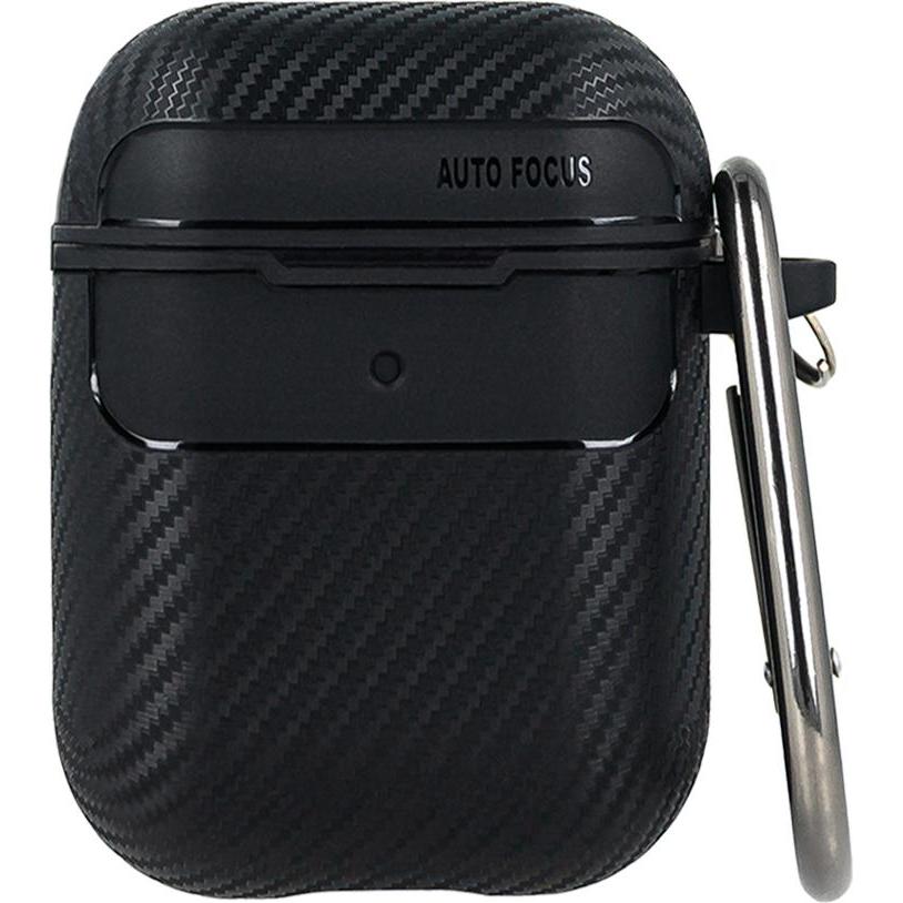OEM Carbonhülle für Airpods Pro schwarz (Kopfhörer Tasche), Kopfhörertasche + Schutzhülle, Schwarz