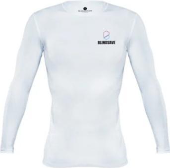 Actual product image Blindsave Compression Shirt LS-weiss-M (M)