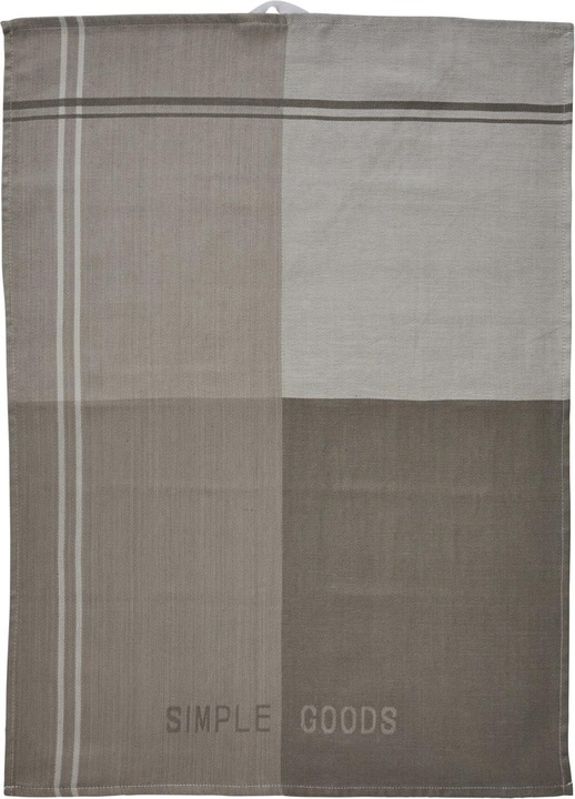 Actual product image Simple Goods Blocked Tea Towel 70x50cm (70 x 50 cm)