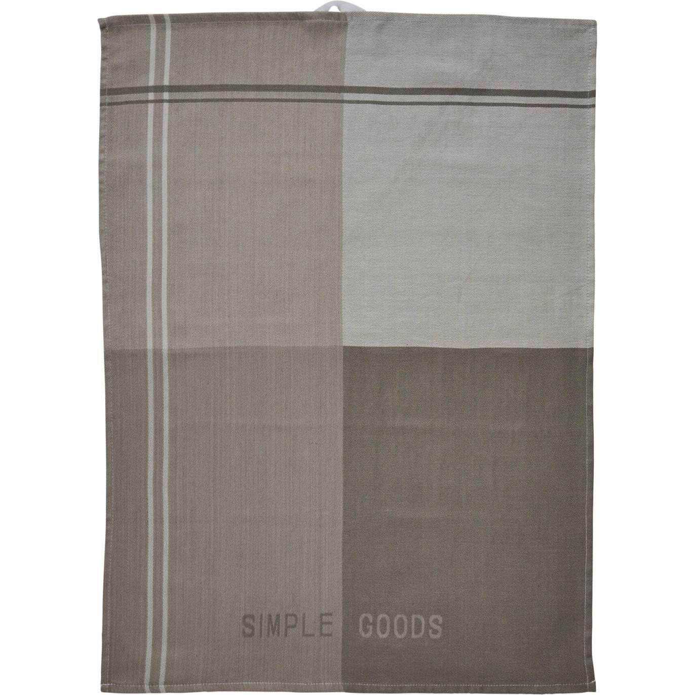 Simple Goods, Geschirrtuch, Blocked Tea Towel 70x50cm (70 x 50 cm)