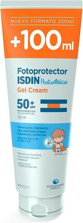 Energy Label Isdin Sunscreen Pediatrics (Suntan cream, SPF 50, 250 ml)