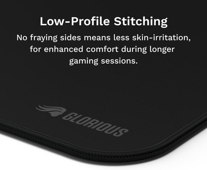 Actual product image Glorious Mouse Pad 2 XXL - Stitched - Black (XXL)