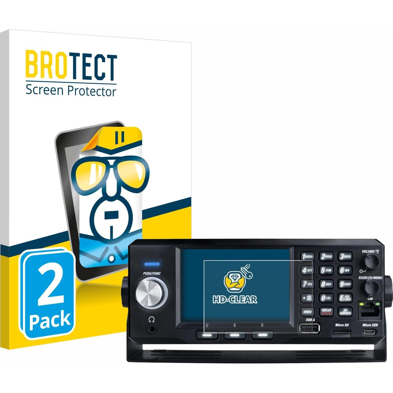 BROTECT Schutzfolie Displayschutz Klar, Walkie-Talkie Zubehör