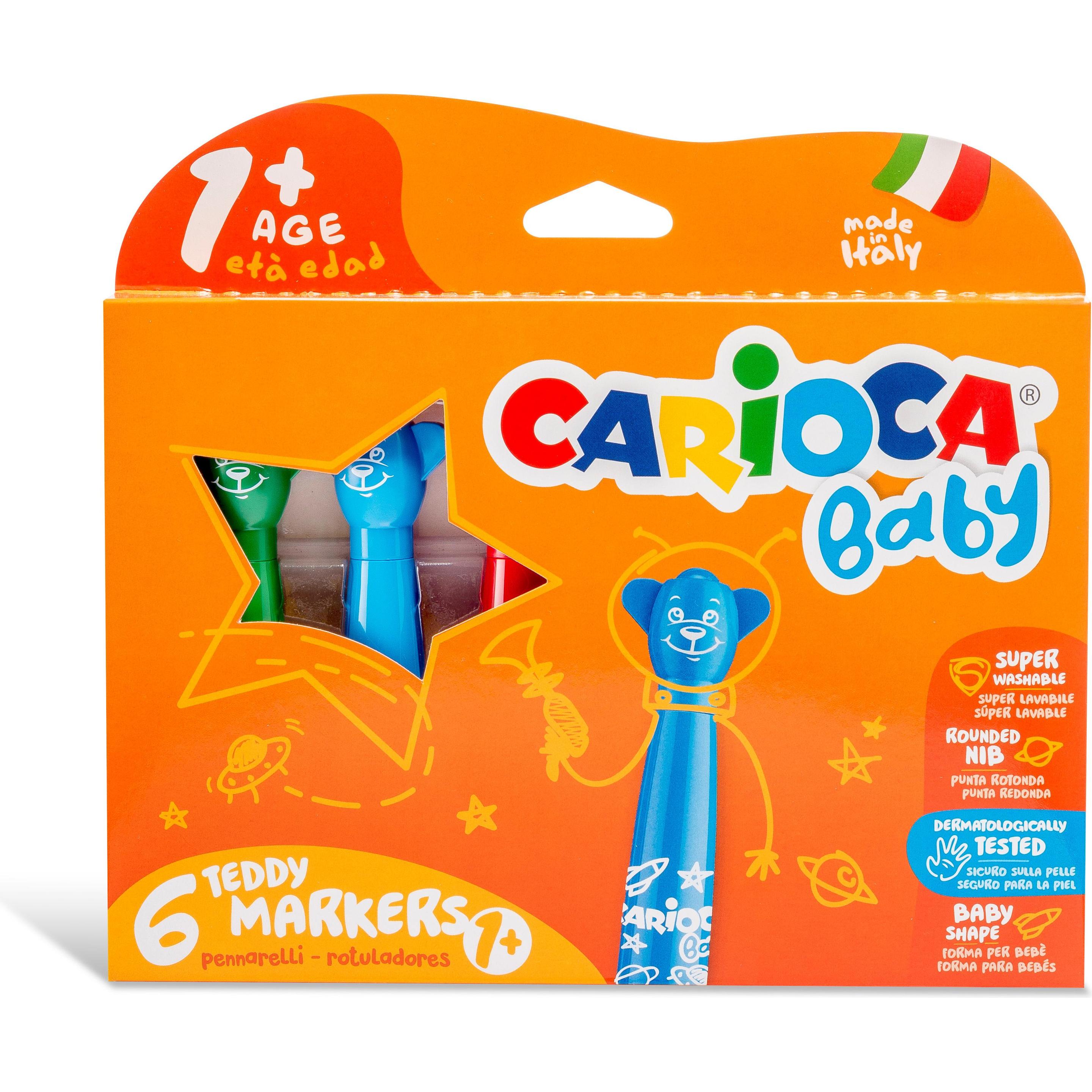 Carioca, Malstifte, Baby Tedy (Mehrfarbig, 6 x)