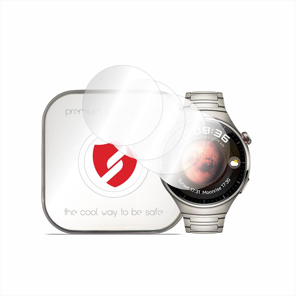 Smart Protection - Premium Classic (4 pack) - Huawei Watch 4 Pro - Clear, Smartwatch Zubehör, Transparent