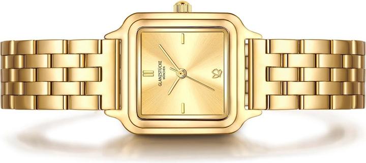 Actual product image Glanzstücke München Damen Quarzuhr gelbgold Edelstahl gelbgold - 38026 (25 mm)