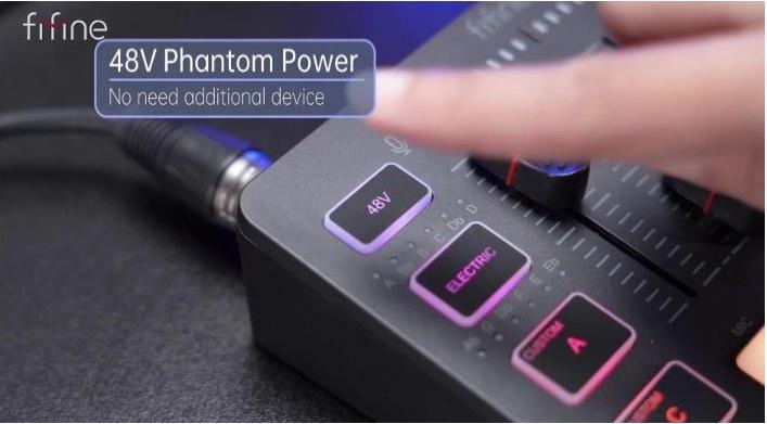 Produktbild Fifine Gaming Audio Mixer SC3, 4-Kanal