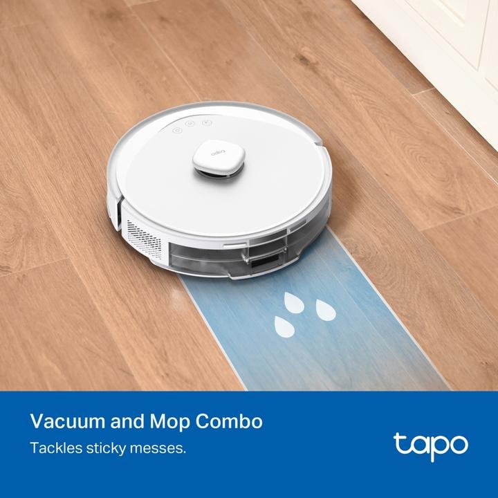 Actual product image TP-Link Robot Vacuum Mop with 5300 Pa Suction, LiDAR Navigation, Alexa Voice Control (5300 Pa, Wiping cloth)