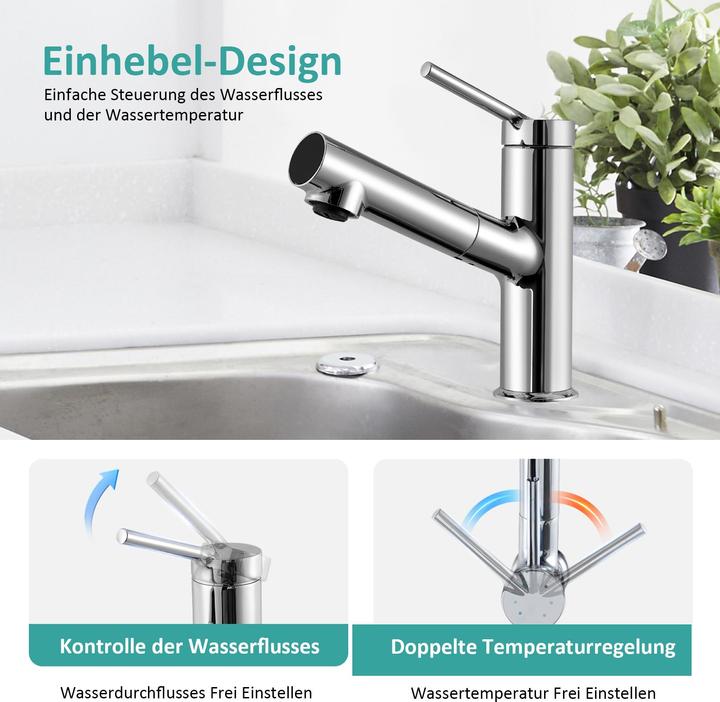 Produktbild Emke Wasserhahn mit Temperaturanzeige