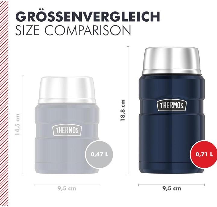Actual product image Thermos King food container 710ml