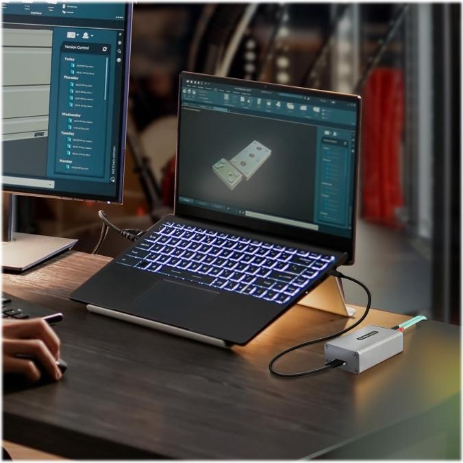 Produktbild StarTech com 2-Port USB 3.0 Extender over OM3 Multimode Fiber - LC/LC - 2x 5Gbps USB-A Hub - 350m (1 (USB-A, 2 Ports)