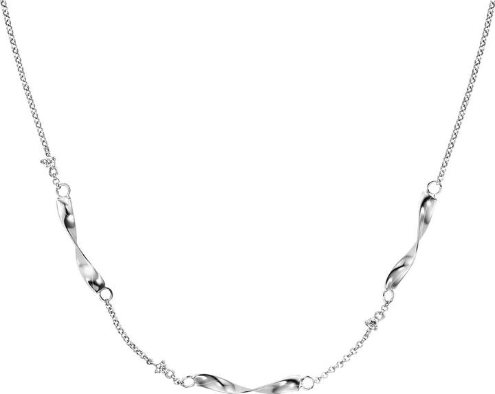 Produktbild Engelsrufer Elegant silver necklace with cubic zirconia Twist ERN-TWIST-ZI (L) (925er Silber, 46 cm)