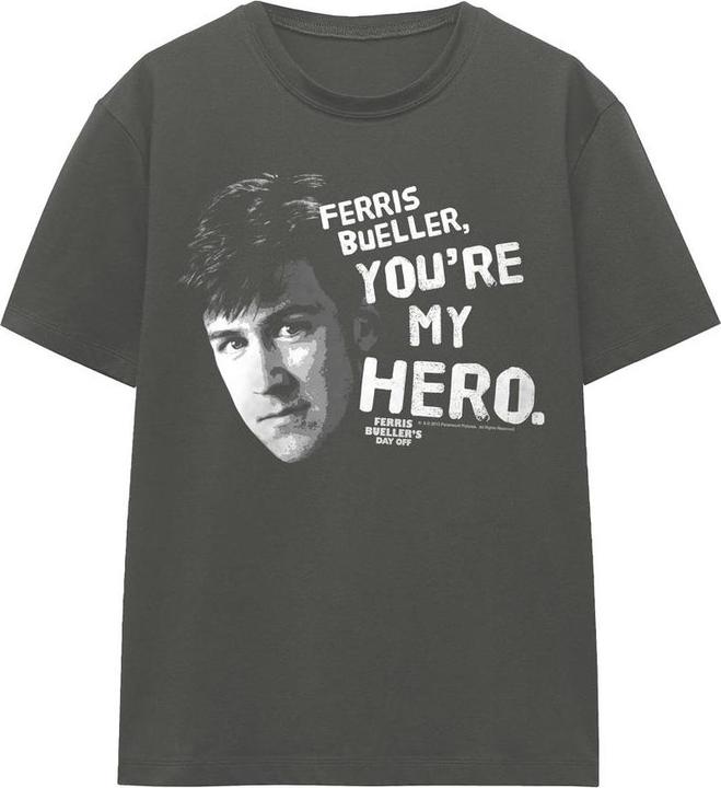 Actual product image Ferris Bueller´s Day Off Unisex Adult My Hero T-Shirt (XL)