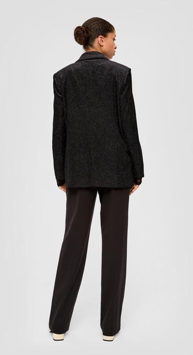 Actual product image s.Oliver Indoor-Blazer Samtblazer mit Glitzer (40)