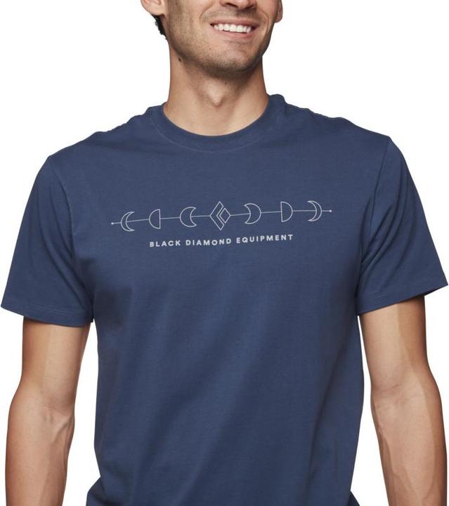 Actual product image Black Diamond M Bd Icon Full Moon Ss Tee (XS)