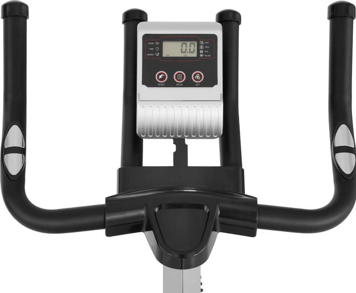 Produktbild Gymrex Heimtrainer Hometrainer Fahrrad Indoor Cycle 13 kg Schwungmasse bis 100 kg