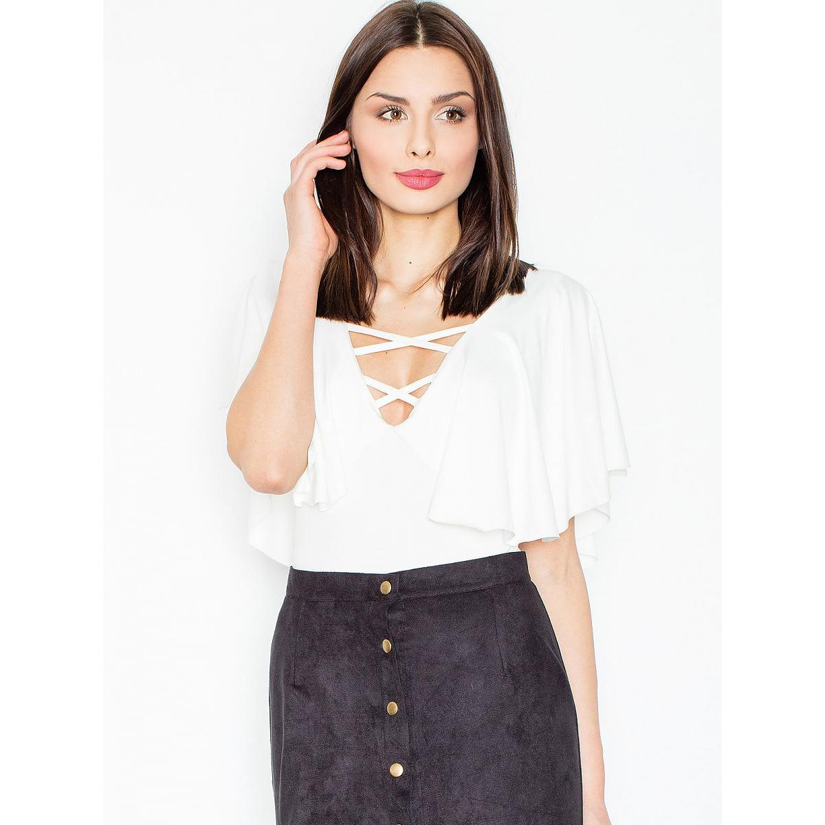 Figl, Damen, Body, Body, Weiss, (XL)