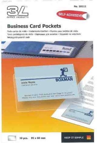 Produktbild Visitenkartentaschen (95 x 60 mm)