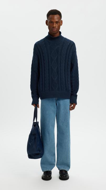 Produktbild Selected 100% Baumwoll Rollkragenpullover (L)