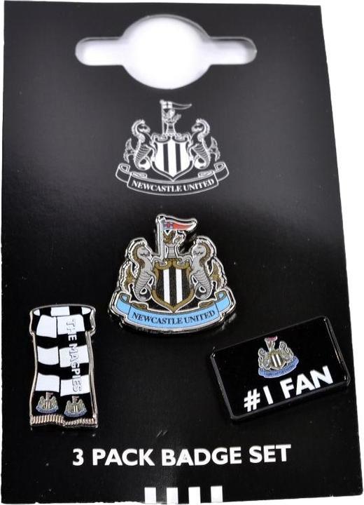 Produktbild Newcastle United FC AnsteckerSet 3erPack Metall